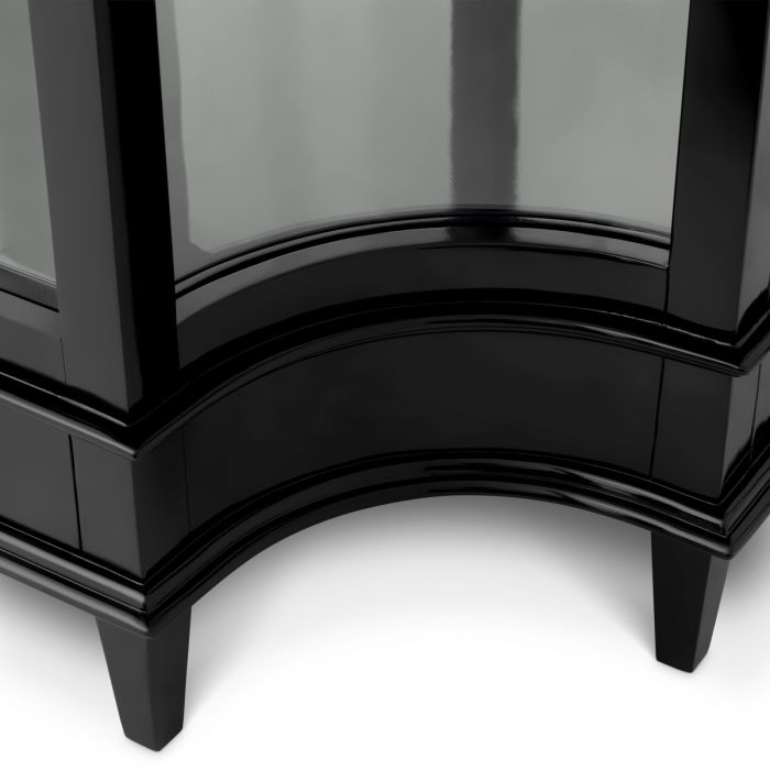 Cabinet Gala waxed black finish
