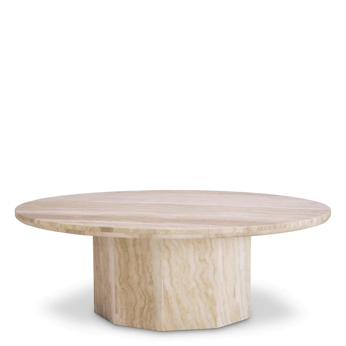Beige Travertine Coffee Table Florence