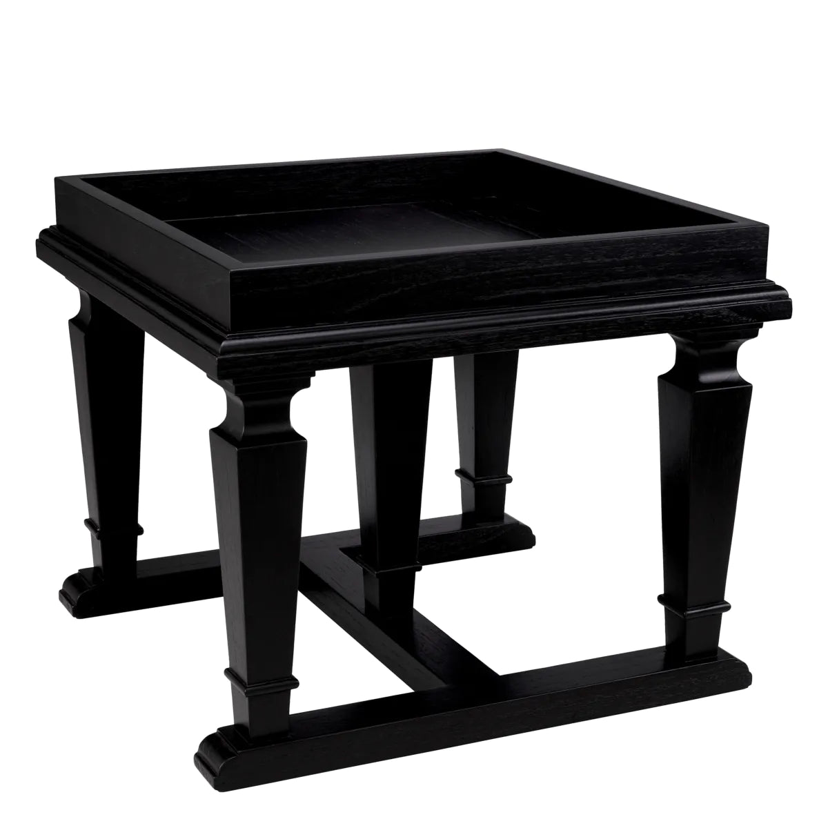 Black Square Side Table Americana | Eichholtzmh.com