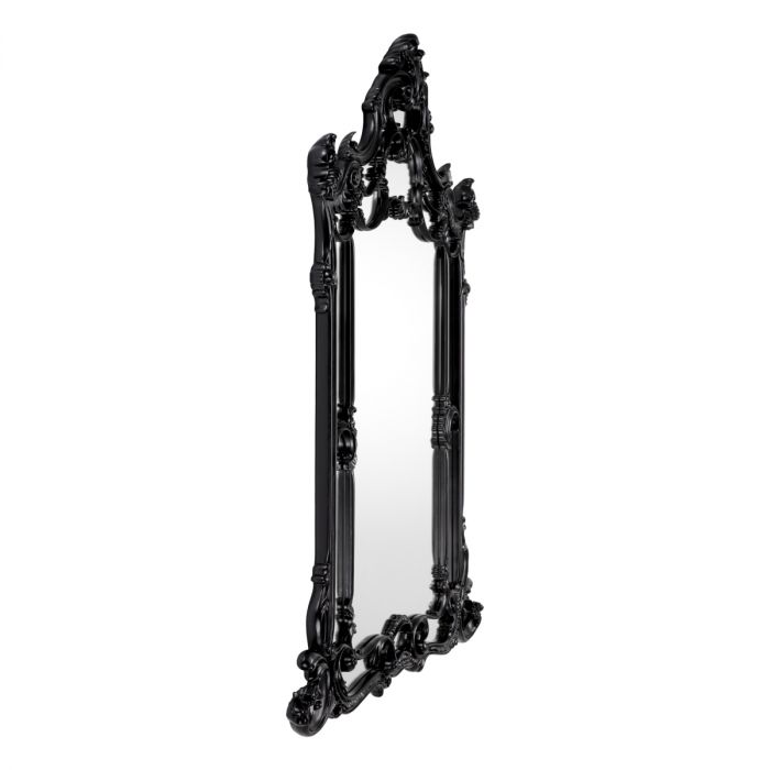 Mirror Chippendale black finish