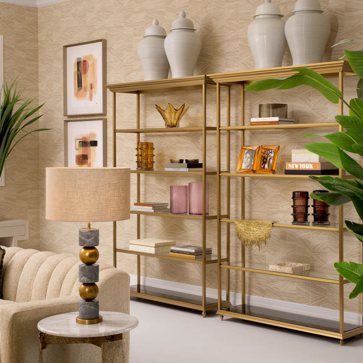 Gold-Framed Display Cabinet Watson | Eichholtzmh.com