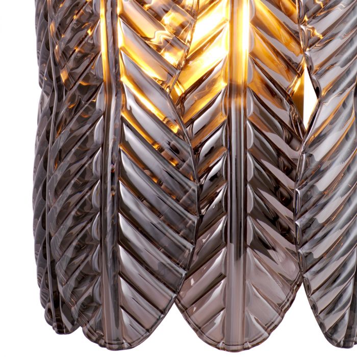 Wall Lamp Sahure brushed brass finish