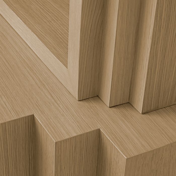 Cabinet Metropolitan L natural oak veneer