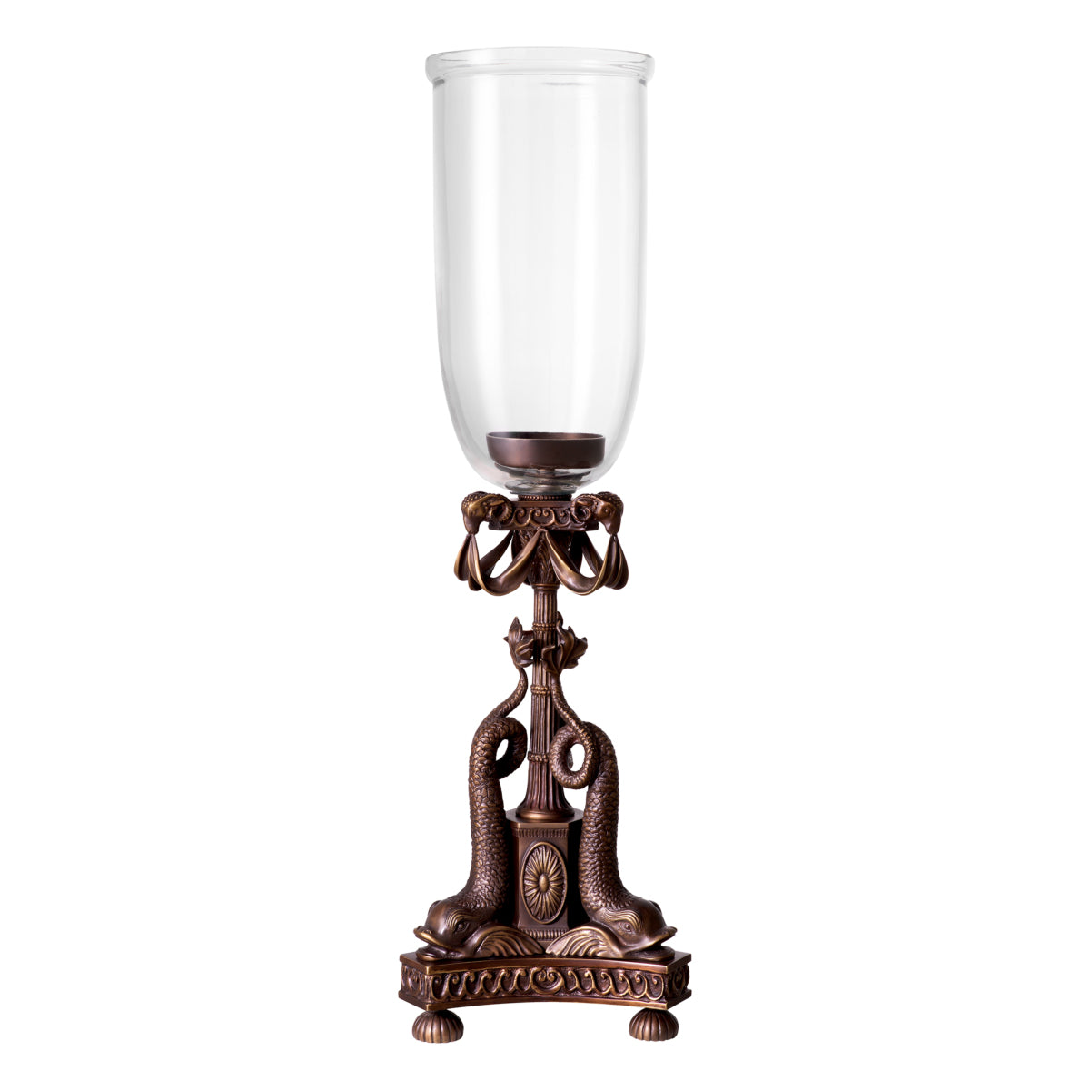 Carved Bronze Hurricane Britannia | Eichholtzmh.com