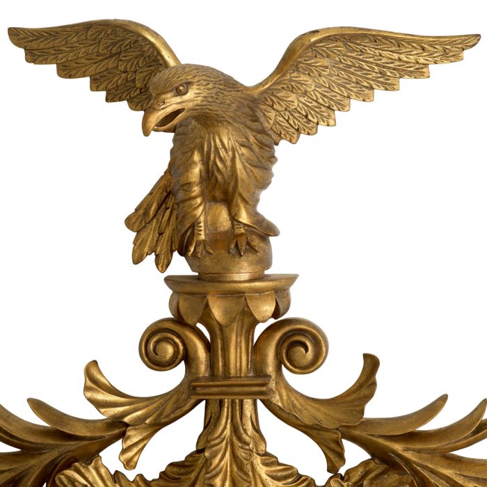 Mirror Girandole antique gold finish