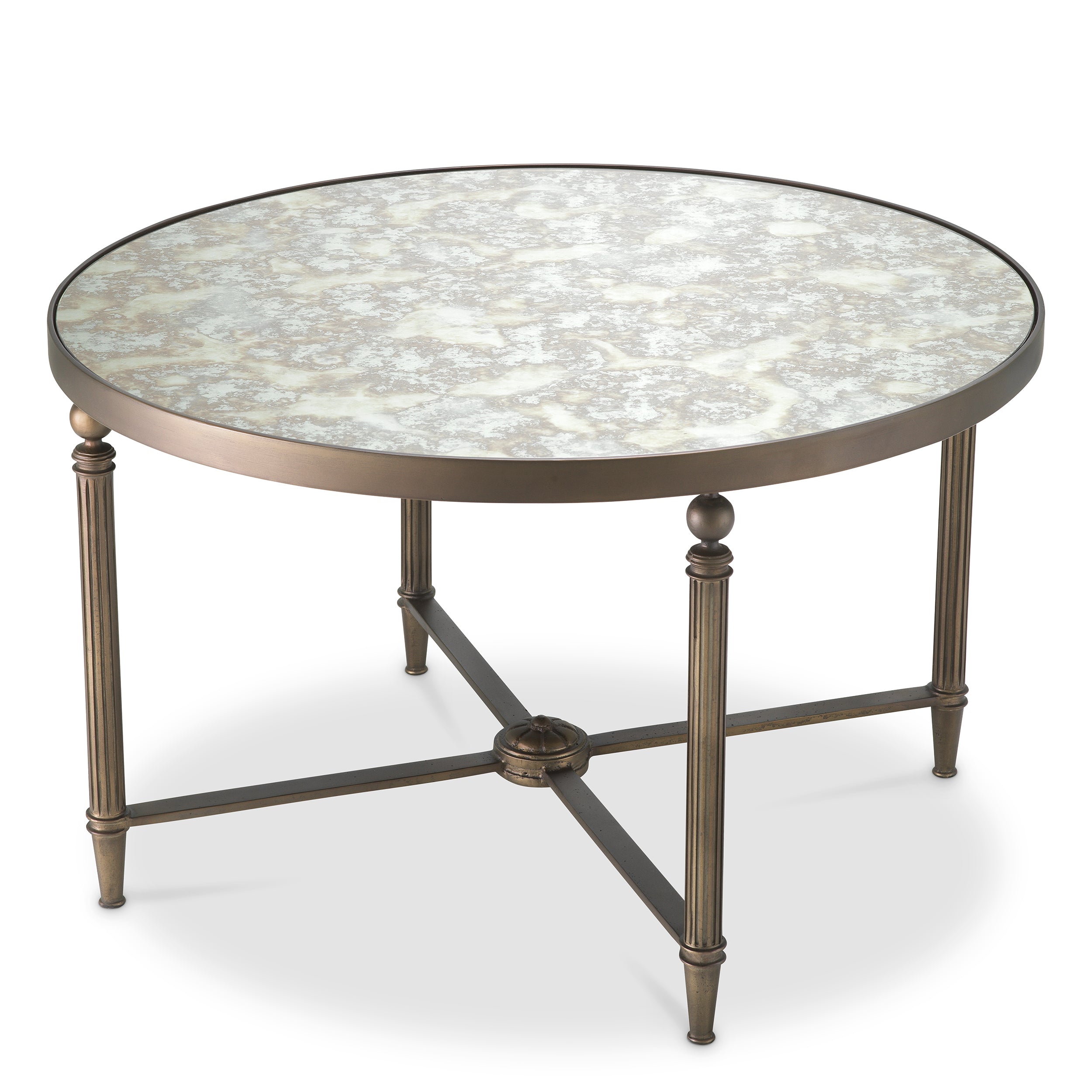 Bronze Round Coffee Table Bowery | Eichholtzmh.com