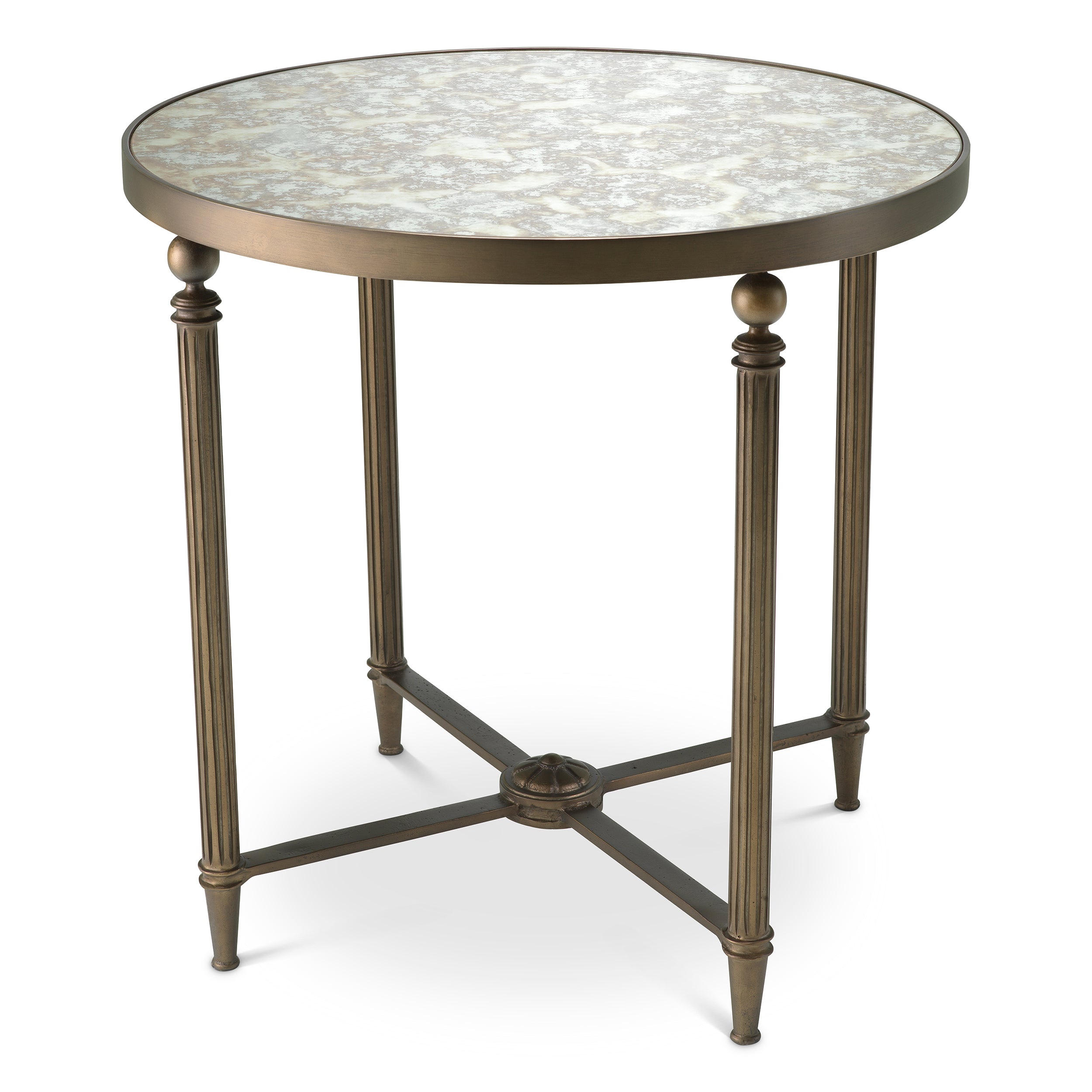 Bronze Round Side Table Bowery | Eichholtzmh.com
