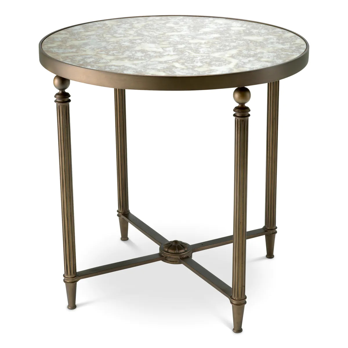 Bronze Round Side Table Bowery | Eichholtzmh.com