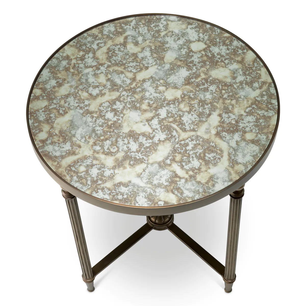 Bronze Round Side Table Bowery | Eichholtzmh.com
