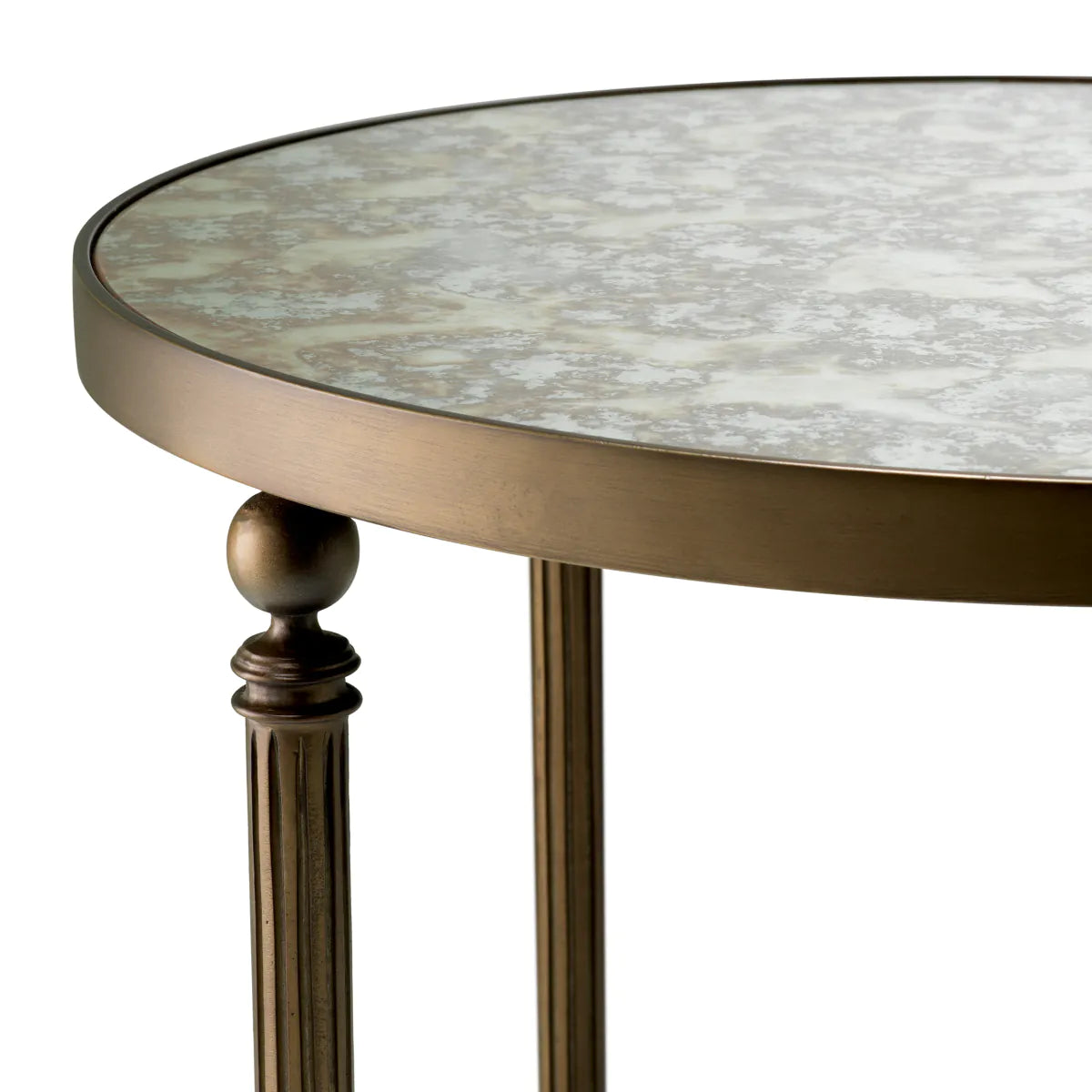 Bronze Round Side Table Bowery | Eichholtzmh.com