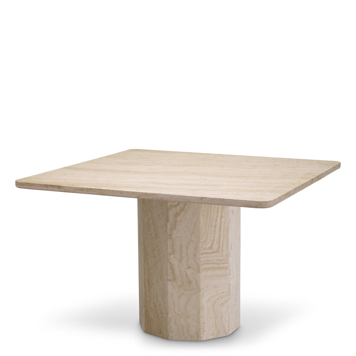 Natural Travertine Dining Table Piazza | Eichholtzmh.com