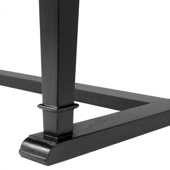 Dining table Americana black finish