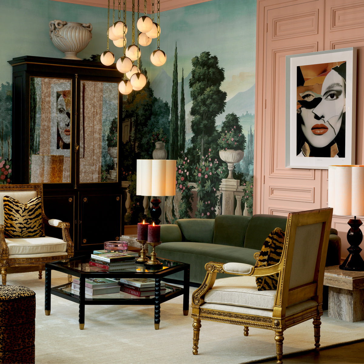 Antiqued Mirror Bar Cabinet Kellam | Eichholtzmh.com