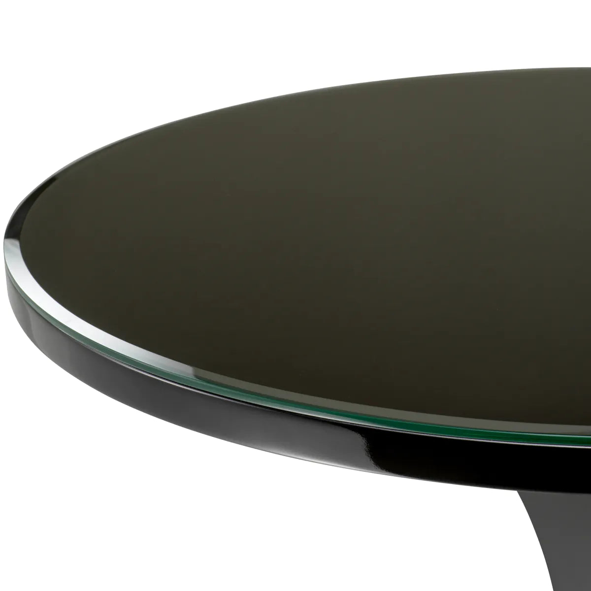 Black Glass Side Table Harlem | Eichholtzmh.com