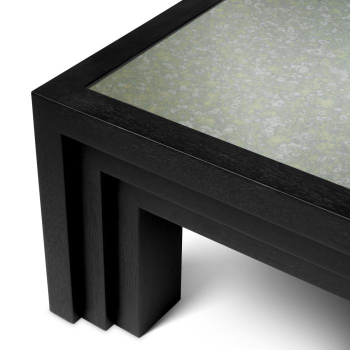 Coffee Table Metropolitan black open grain veneer