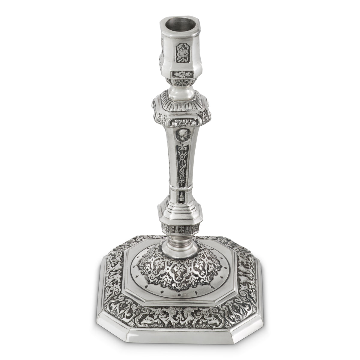 Antique Silver Candle Holder Berain | Eichholtzmh.com