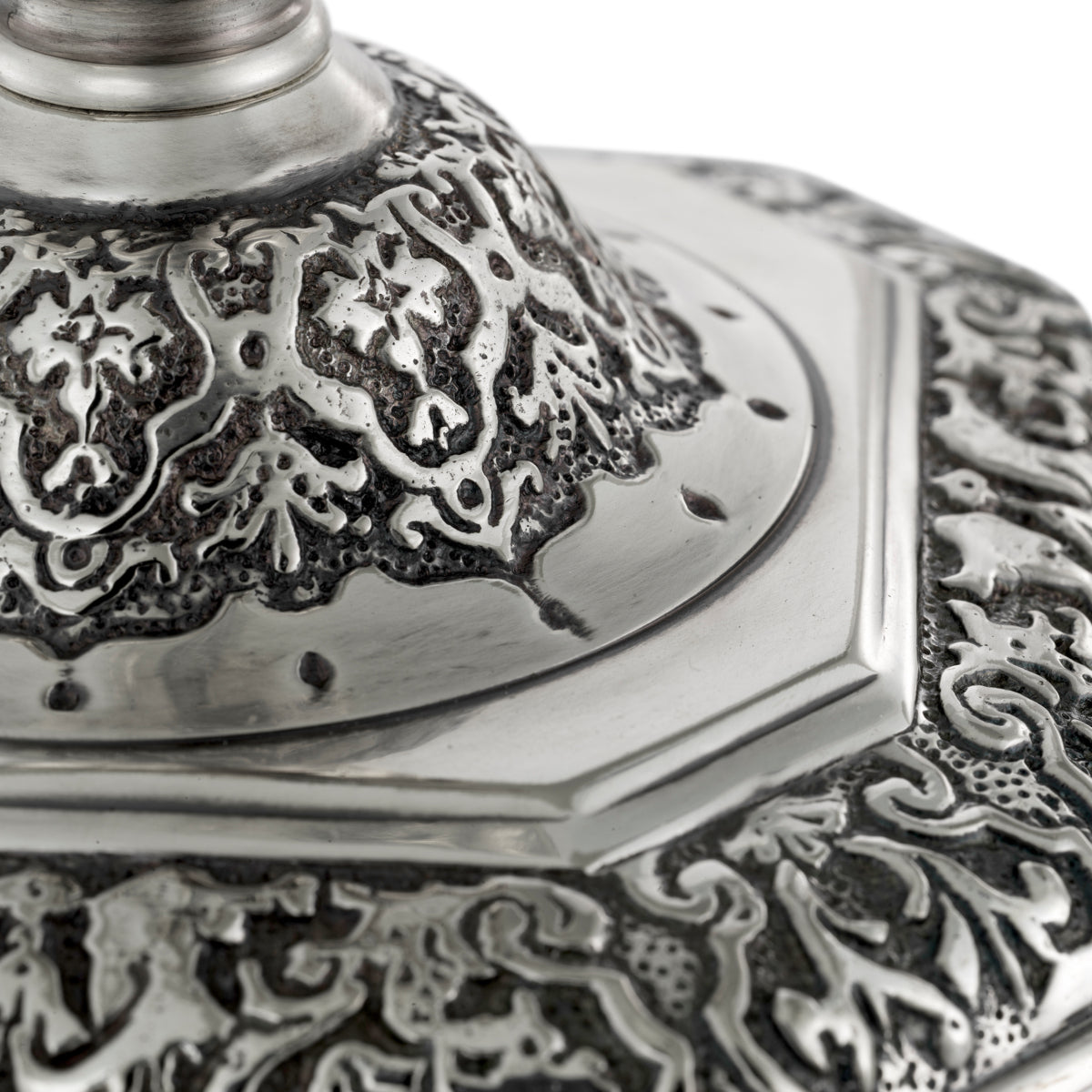Antique Silver Candle Holder Berain | Eichholtzmh.com
