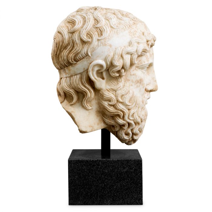 Bust Hermes marble antique look