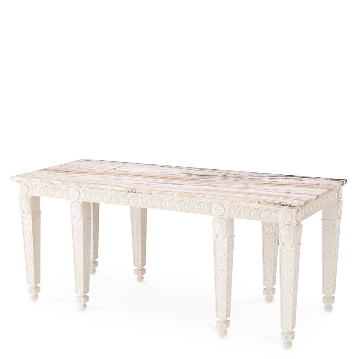 White Marble Console Table Croome Court | Eichholtzmh.com