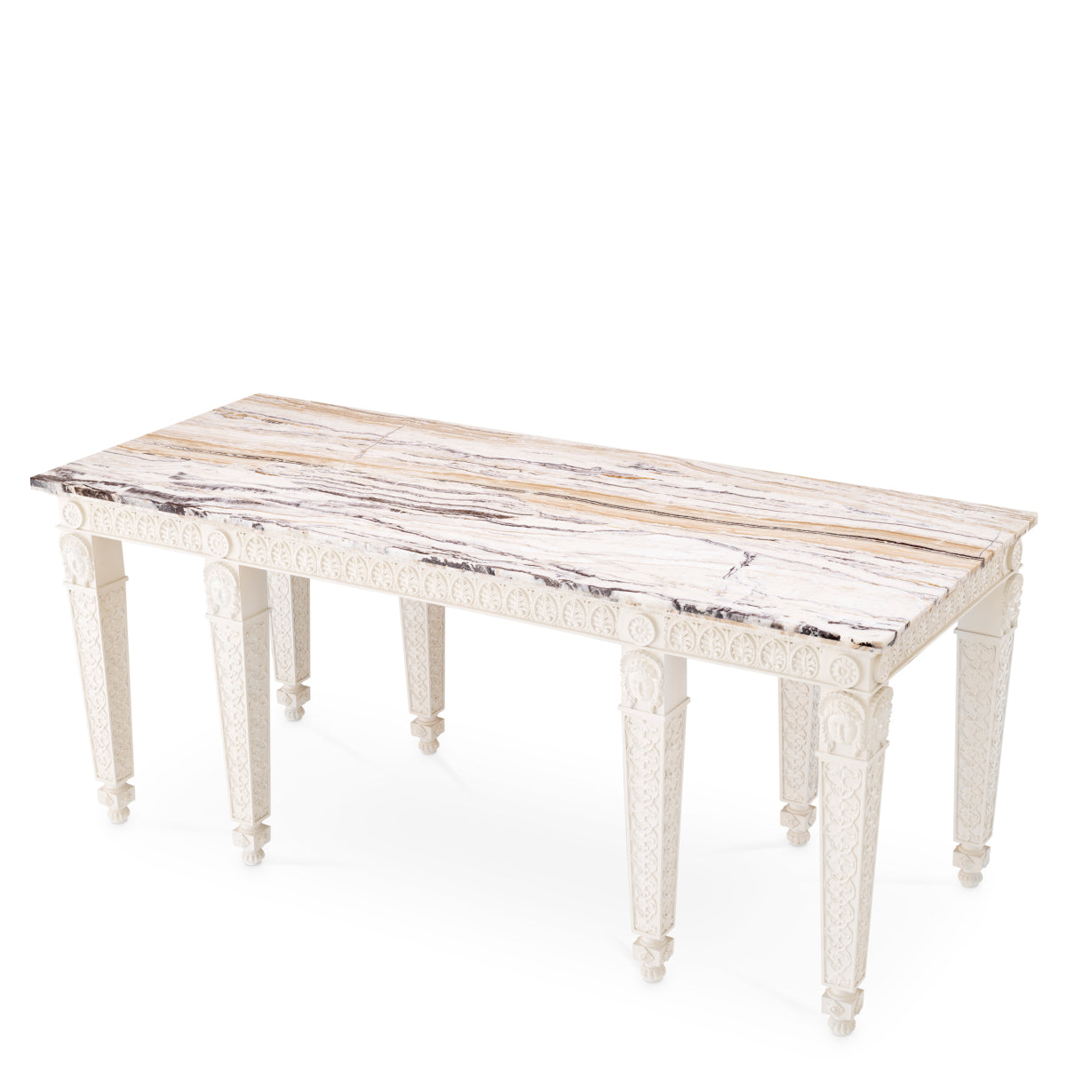 White Marble Console Table Croome Court | Eichholtzmh.com