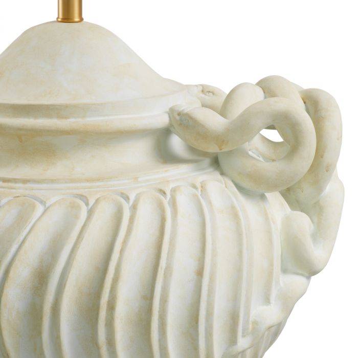 Table Lamp Antonine antique look finish incl shade