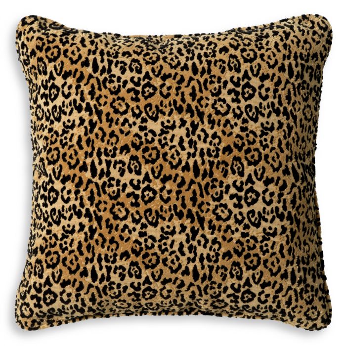 Cushion Diana L bernard leopard camel