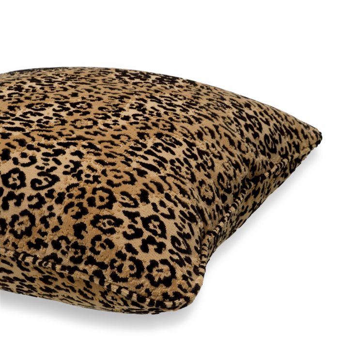 Cushion Diana L bernard leopard camel