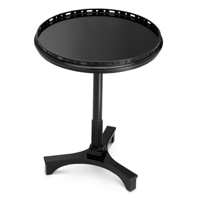 Side Table Roentgen waxed black finish