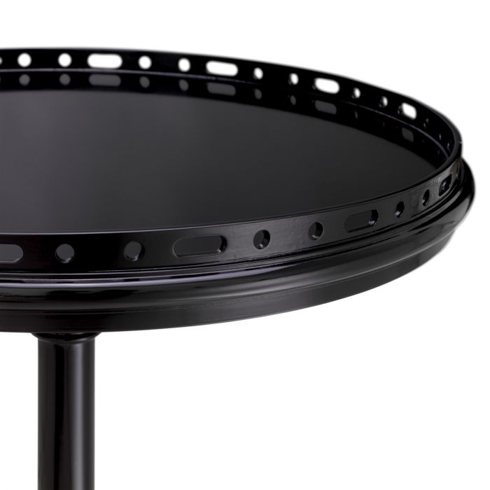 Side Table Roentgen waxed black finish