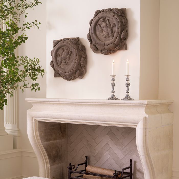 Wall Object Liao sand finish set of 2