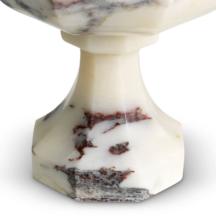 Vase Bennington white marble