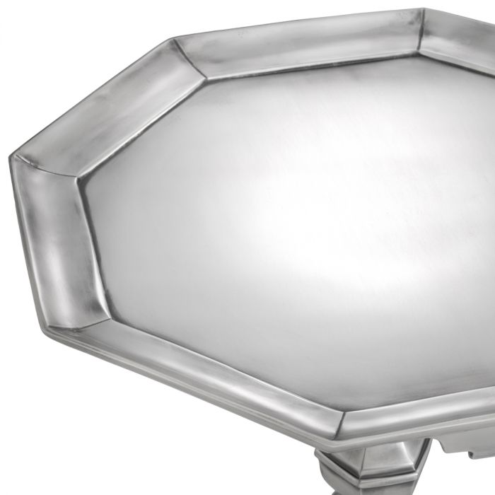 Side Table Verney antique silver plated