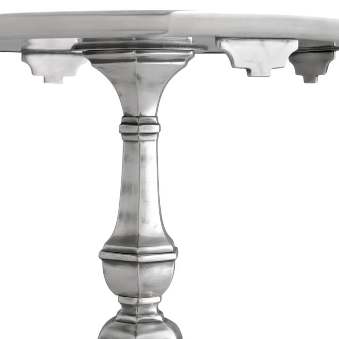 Side Table Verney antique silver plated
