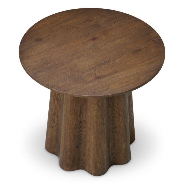 Side Table Papyrus dark brown oak veneer