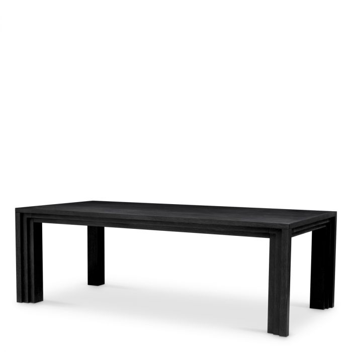 Dining Table Metropolitan black open grain veneer