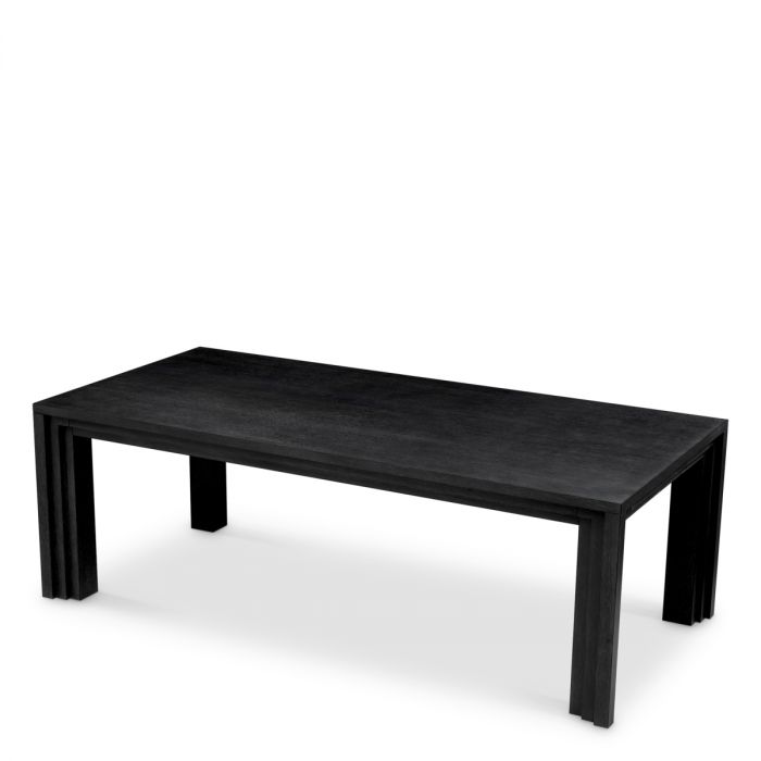 Dining Table Metropolitan black open grain veneer