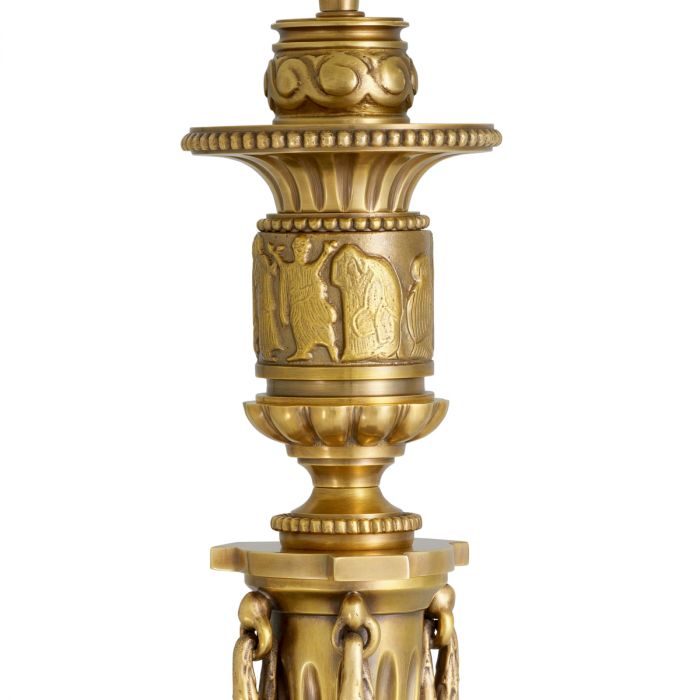 Table Lamp Francis antique gold finish incl shade