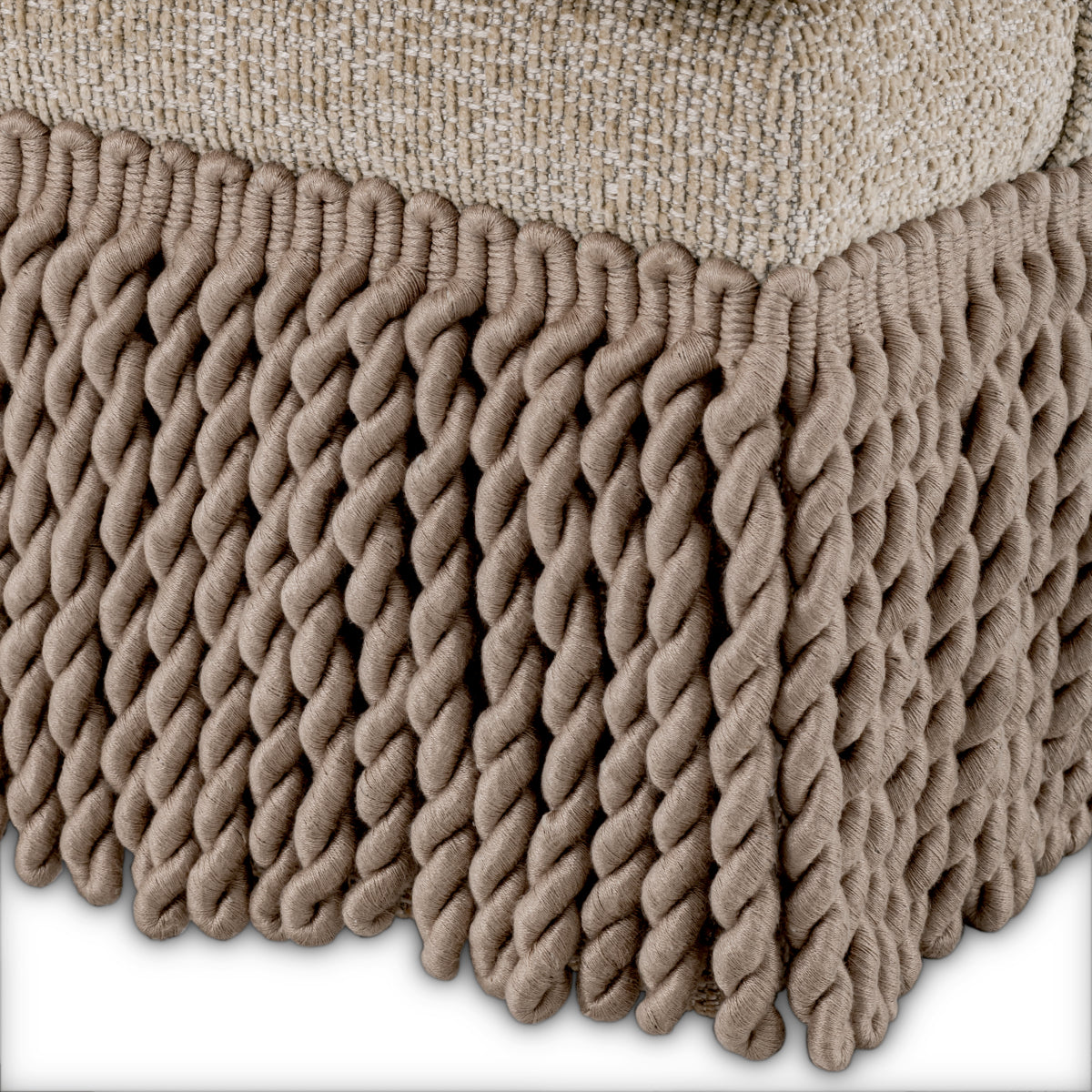 Beige Fringed Sofa Madison | Eichholtzmh.com