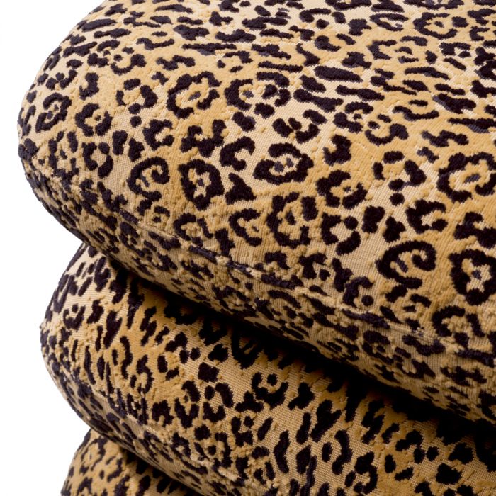 Stool Greenwich bernard leopard camel