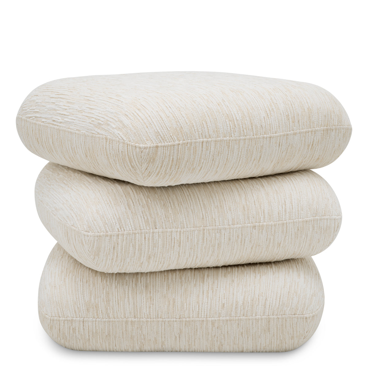 Off-white Upholstered Swivel Stool Greenwich