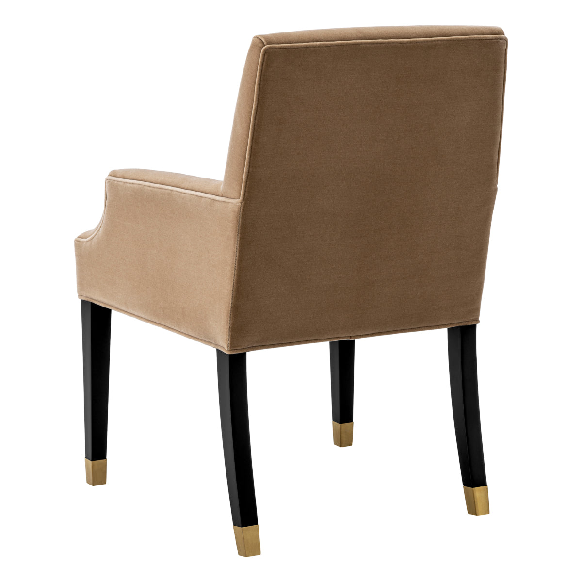 Brown Wool Dining Chair Clayton