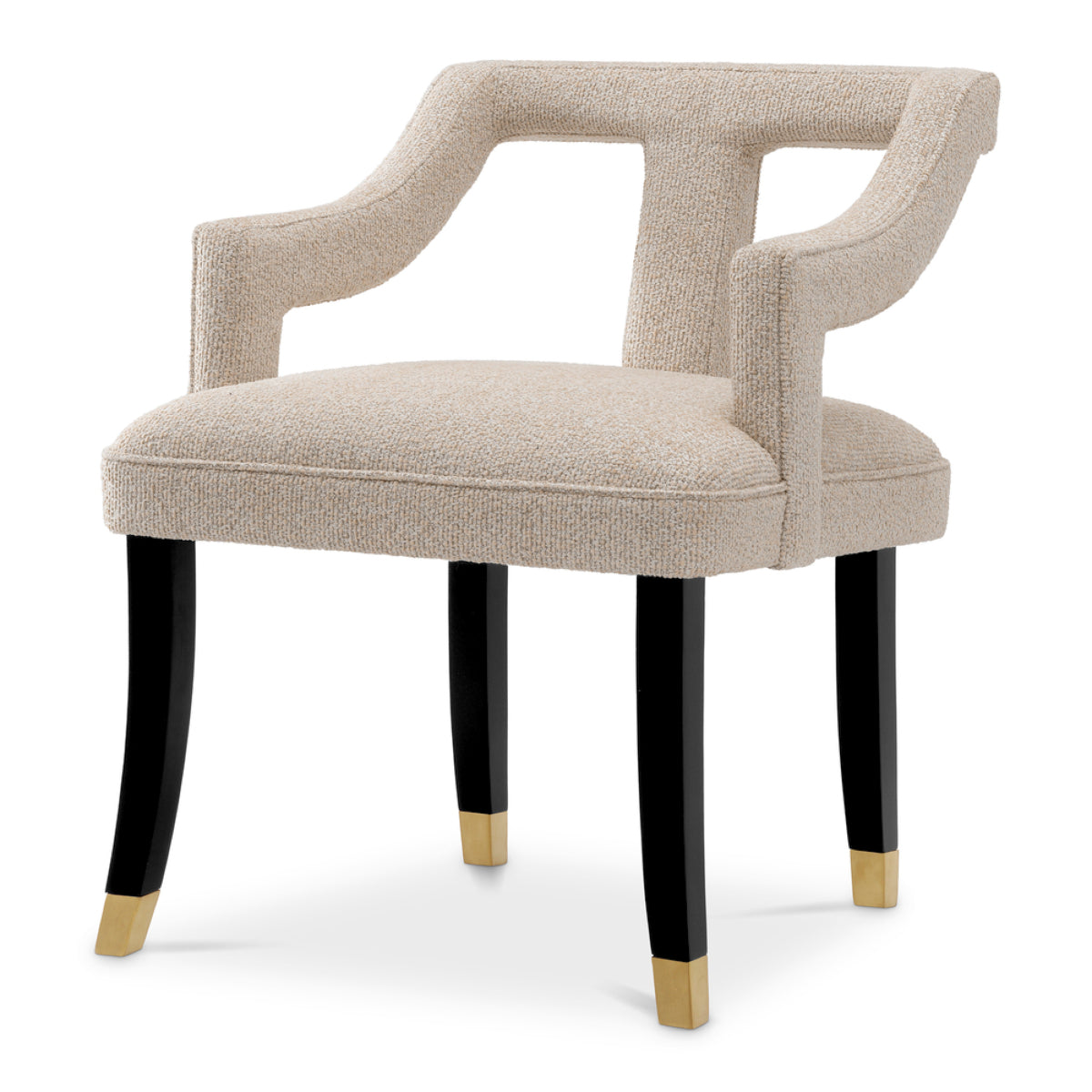 Beige Upholstered Dining Chair Roumier | Eichholtzmh.com