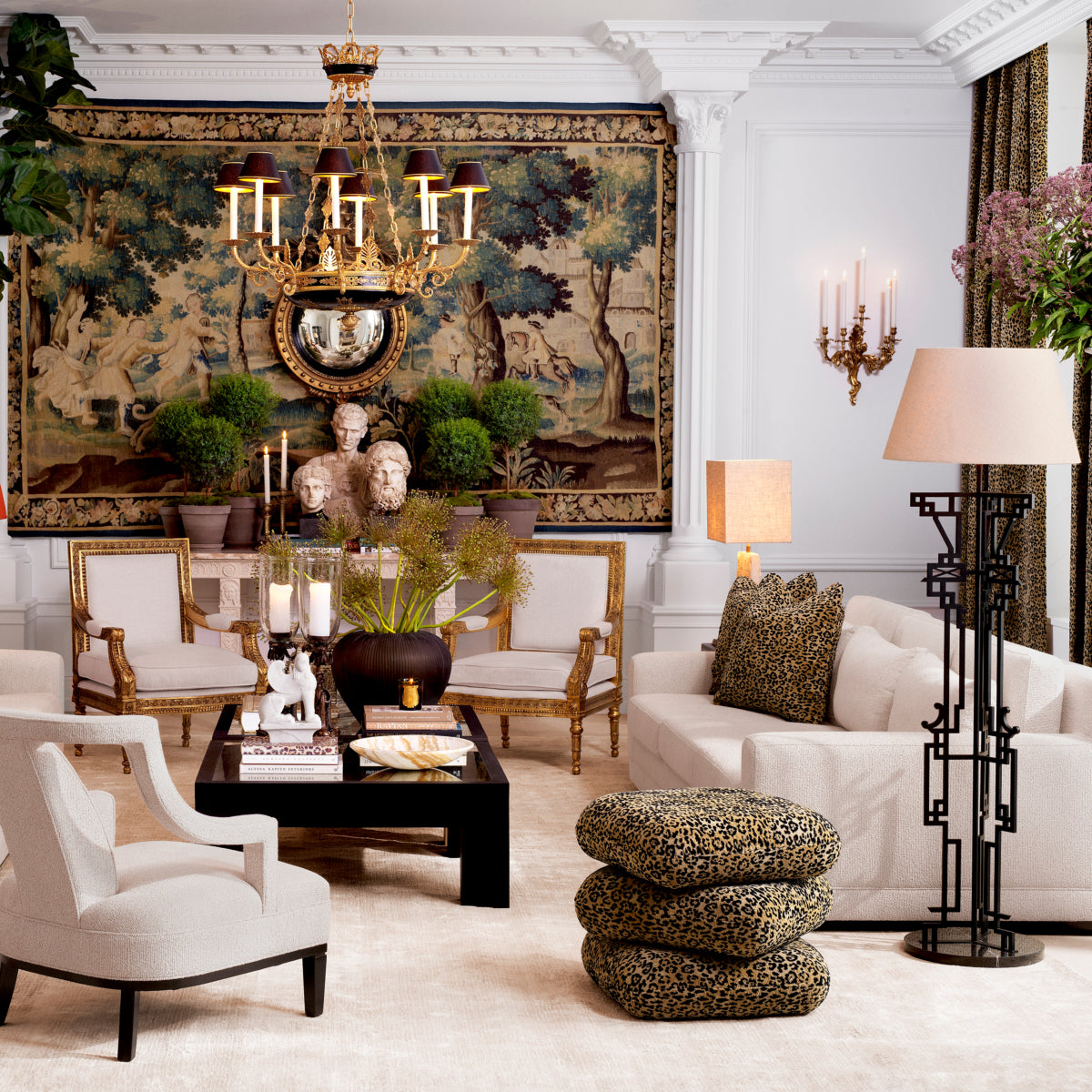 Metal Fretwork Floor Lamp Thomas | Eichholtzmh.com