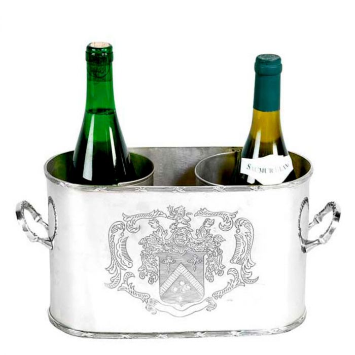 Wine Cooler Maggia Double nickel finish