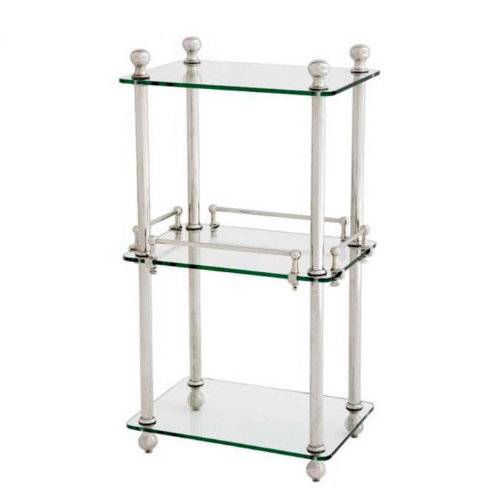 Bathroom Rack Devon nickel finish