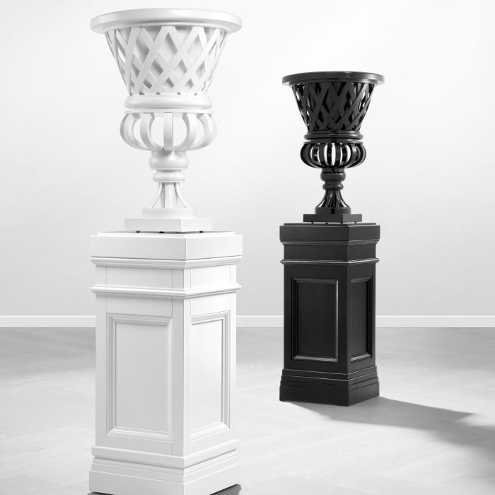 Column Marceau waxed black finish