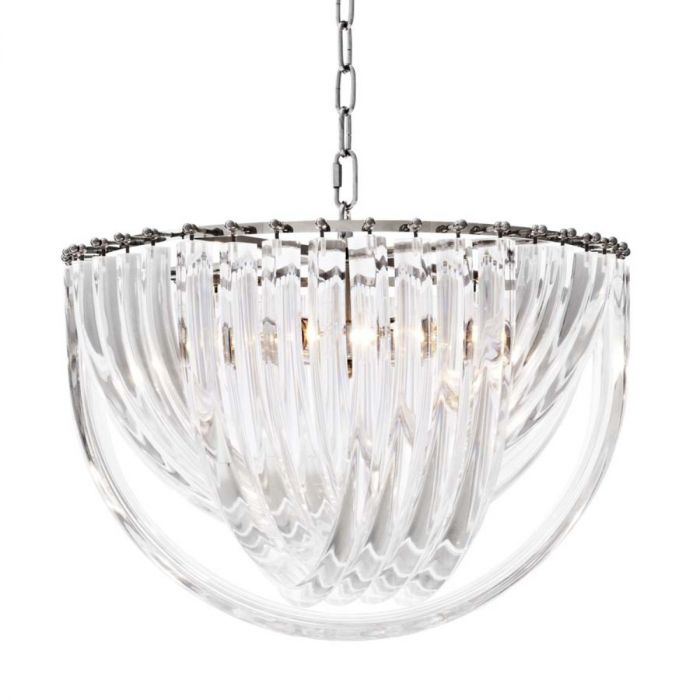 Chandelier Murano ø 19.5 inch dia x 13 inch H