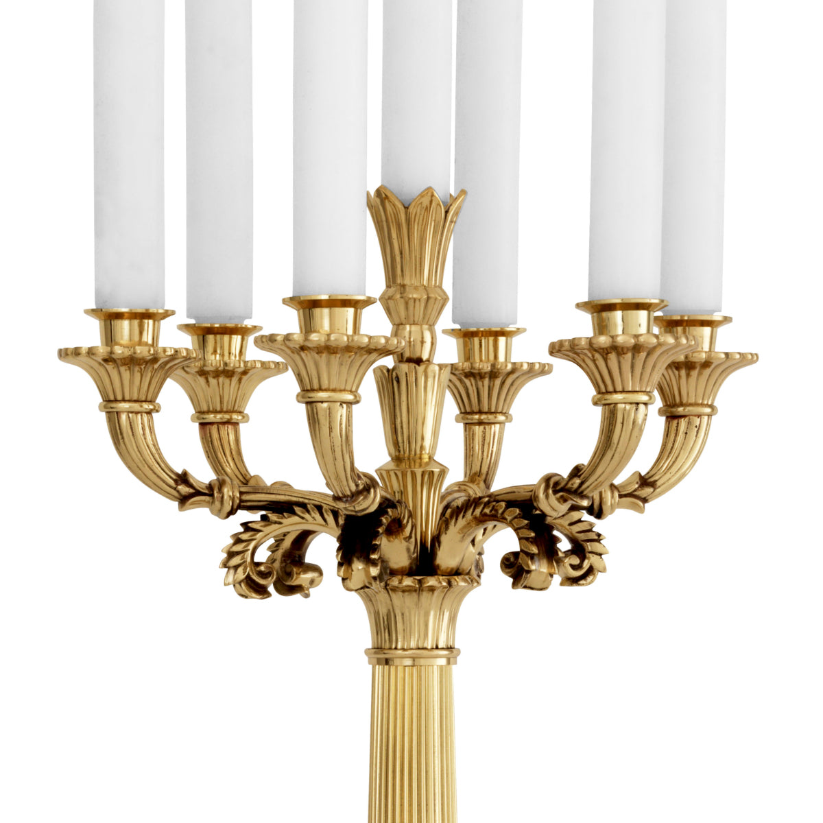 Brass 7 Arm Candle Holder Jefferson | Eichholtzmh.com