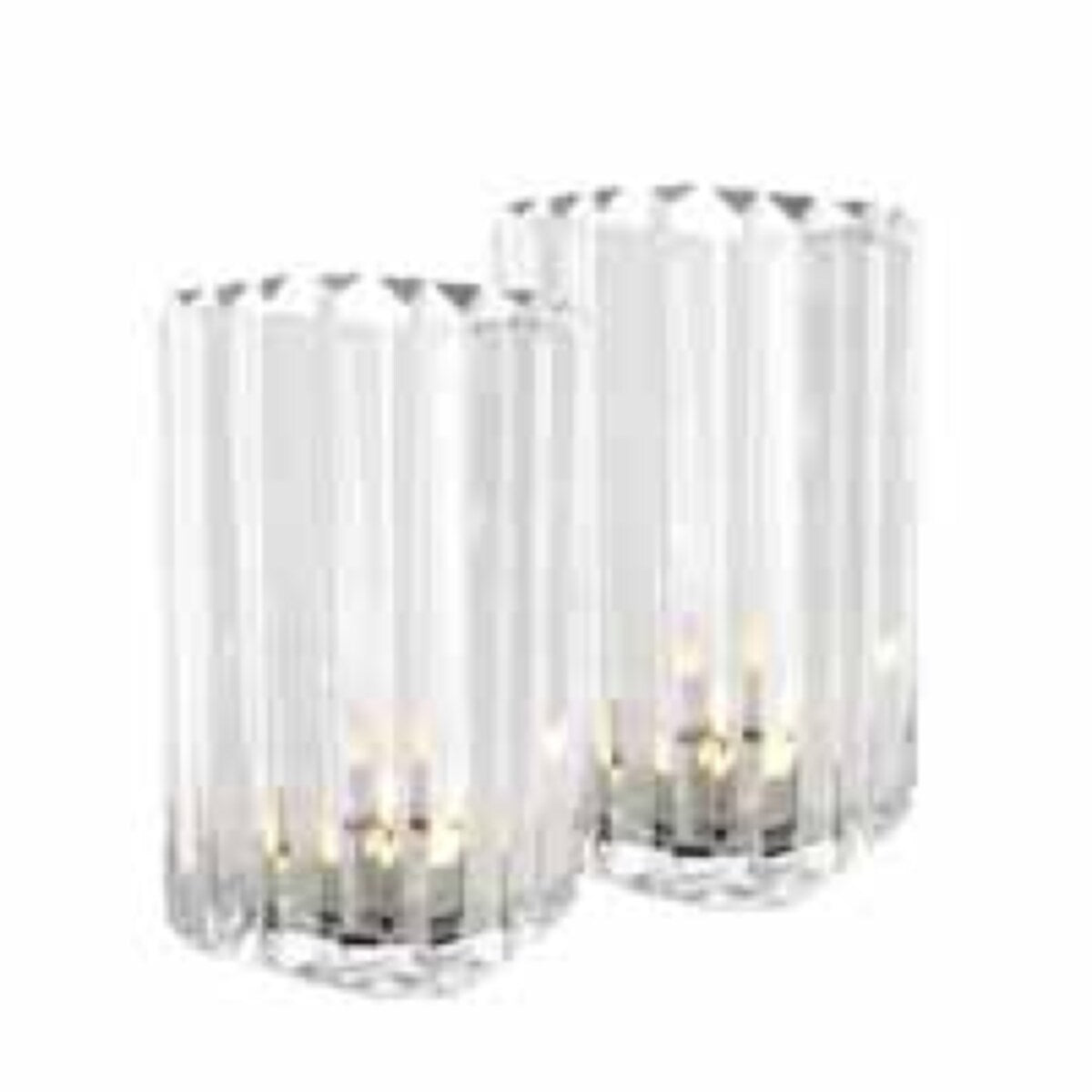 Crystal Glass Candle Holders (2) Howell | Eichholtzmh.com