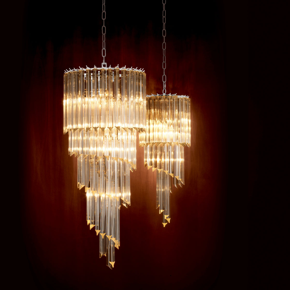 Tapered Glass Chandelier Trapani | Eichholtzmh.com